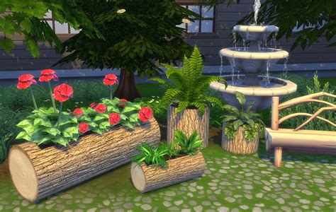 Corporation Simsstroy The Sims 4 Decorative Flower Bed Nature
