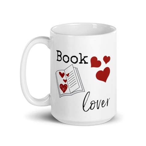 book lover mug etsy