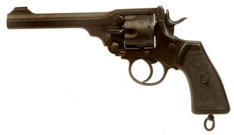 Deactivated Wwi And Wwii Issued Webley Mk6 455 Revolver Allied