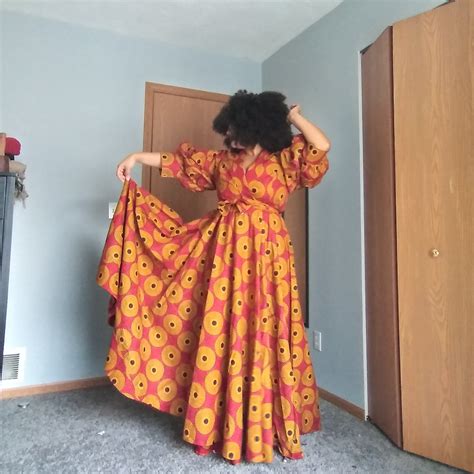 African Print dress, African Gown, African clothing for Women, African wedding dress, African ...