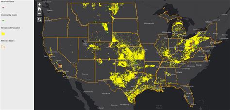Oil And Gas Threat Map Vivid Maps