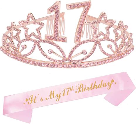 17th Birthday Ts For Girl 17th Birthday Tiara And Sash