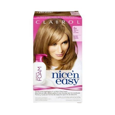 Clairol Nice N Easy 8a Medium Ash Blonde Permanent Haircolor 1 Ct