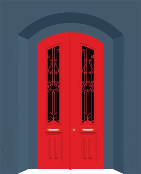 Choose from 1100+ cartoon front graphic resources and download in the form of png, eps, ai or psd. Best Red Front Door Illustrations, Royalty-Free Vector ...