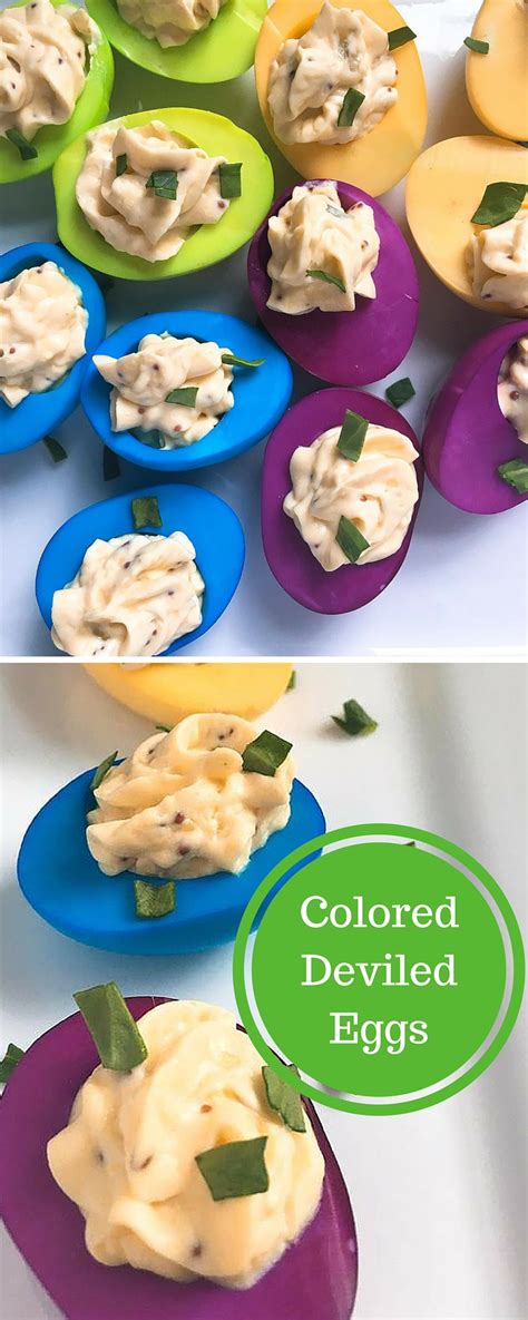 Colored Deviled Eggs Three Olives Branch