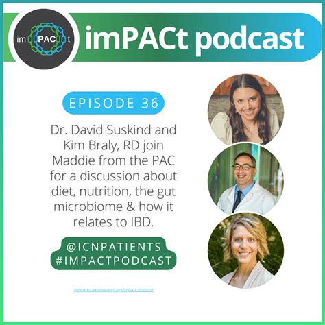 Impact Ep 36 Ibd The Gut Microbiome And Nutrition With Dr Suskind And Kim Braly Rd
