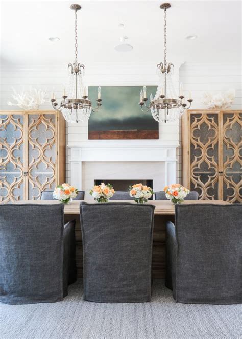 Dining Room With Two Chandeliers Hgtv