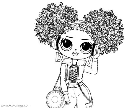 Lol Surprise Doll Angel Coloring Pages Lol Surprise Winter Disco