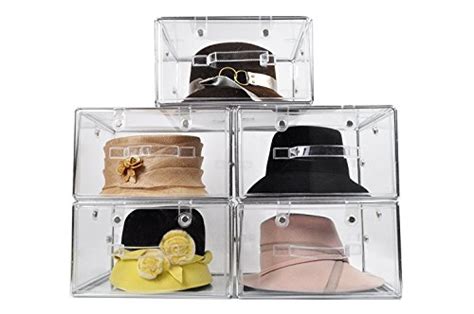 Invisibox The Clear Collapsabe Storage Solution For Hat Boxes Shoe