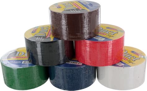 Bazic 189 X 10 Yard Colored Craft Art Duct Tape Assorted
