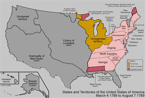 States And Territories Of The Us And Our Changing Borders Through The
