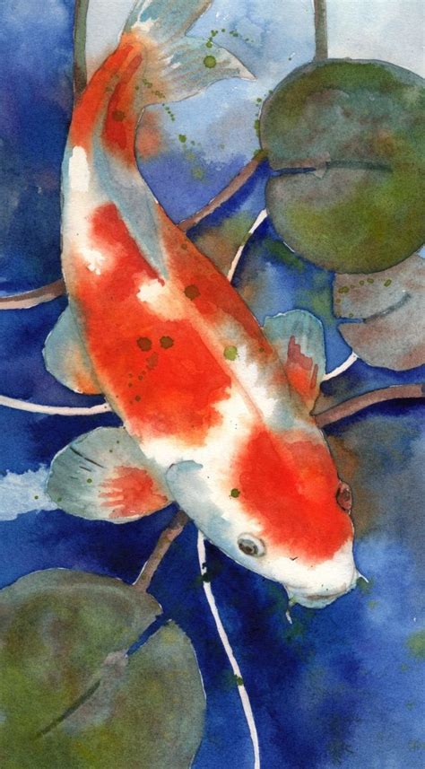 Image Result For Koi Painting Watercolor Fish Koi Painting Koi Art