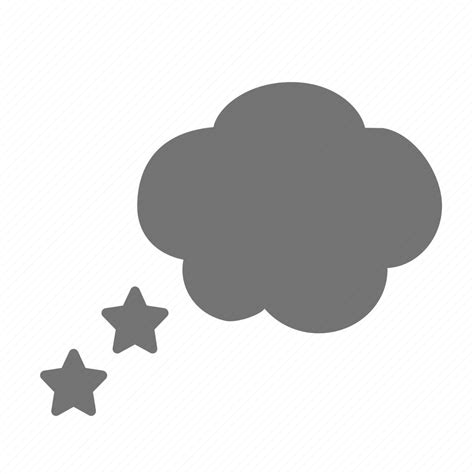 Dream Happy Night Sleep Dreaming Stars Bubble Icon Download On
