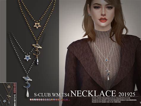 The Sims Resource S Club Ts4 Wm Necklace 201925