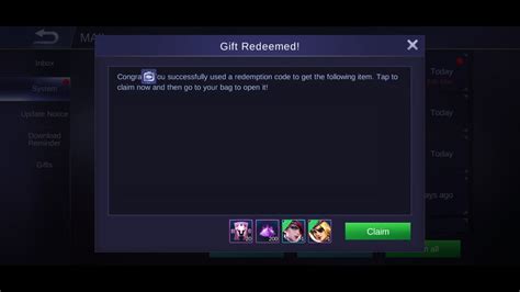 Mobile Legend How To Redeem Code By Iamoco Youtube