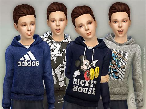 Hoodie For Boys P13 Found In Tsr Category Sims 4 Male Child Everyday