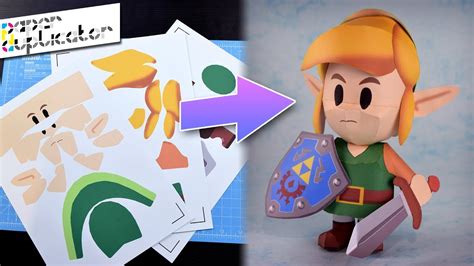 Printable Zelda Papercraft Templates 1 Pegang Kata