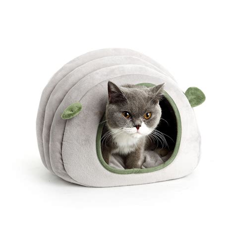 Hot Sell Cat Bed Pet Winter Plush Cats House For Indoor Dogs Kennel