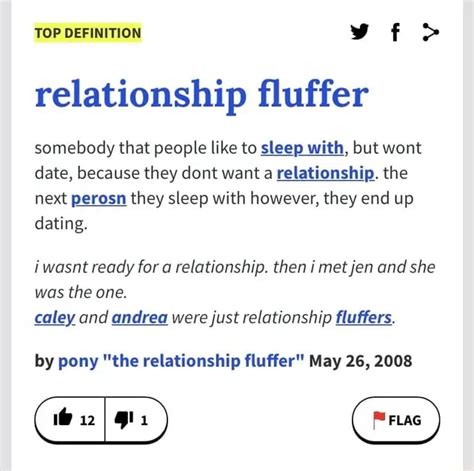 what is a fluffer in a relationship