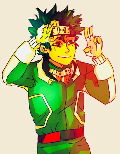 Naruto X Bnha Crossover Deku As Naruto By Imnotaskingtobesaved On