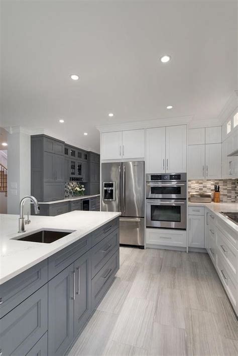 The Best Kitchen Design With Grey Floor 2022 Decor