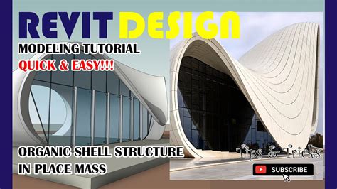 Rd016 Modeling Tutorial Organic Shell Structure In Revit Youtube
