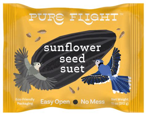 Pure Flight Sunflower Seed Suet Chow Hound Pet Supplies
