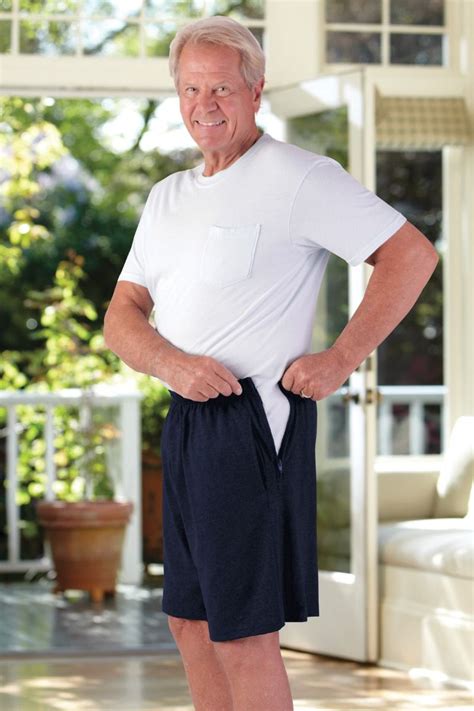 Light Weight Side Zip Shorts Adaptive Clothing For Seniors Disabled