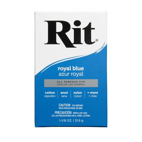 Rit All Purpose Powder Dye Royal Blue 1 18 Oz