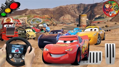 😇 🤠 🤡 Lightning Mcqueen Cars 3 Disney Game Inizia La Pace Car Race