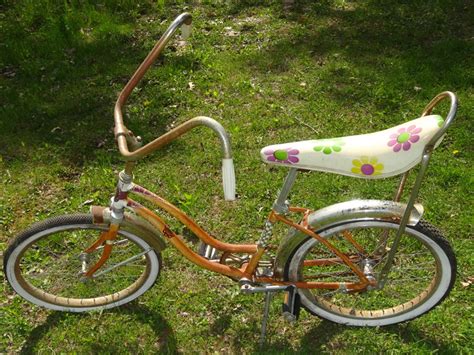 1960s W German Stingray Flowered Banana Seat Girls Bicycle Ebay