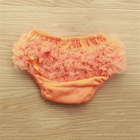 Toddler Baby Girls Infant Bloomers Panties Soft Cotton Lace Ruffled