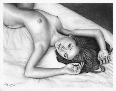Pencil Drawing Nude Girl Good Morning Olgabell Ca Drawing By Olga Bell Fine Art America