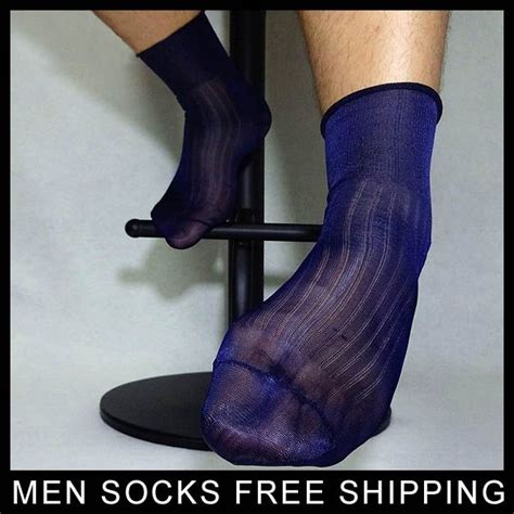 2020 Men Silk Socks Classic Style Sheer Softy Nylon Mens Socks Sexy