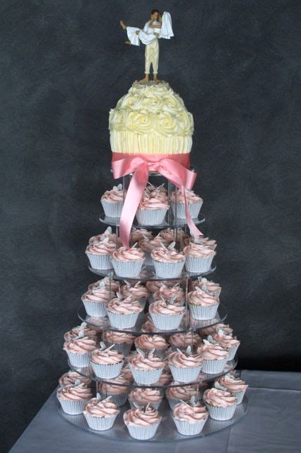 Pink And White Wedding Tower Cupcake Ideas For You