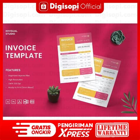 Jual 51 Template Invoice Keren Word Shopee Indonesia