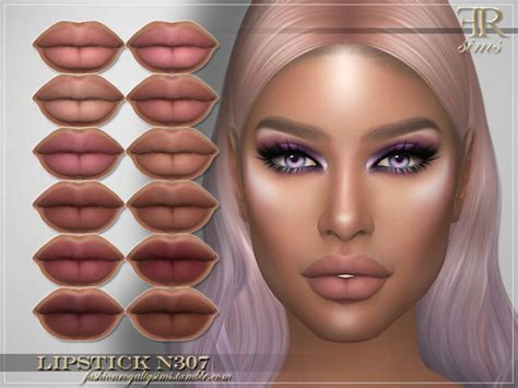 Sims 4 Lipstick N307 By Fashionroyaltysims At Tsr The Sims Book
