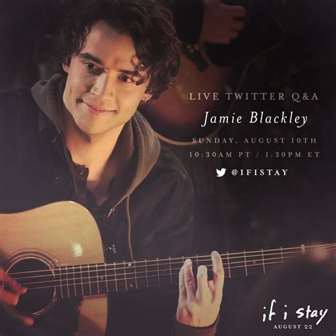 If I Stays Jamie Blackley Is Answering Your Questions Live Tomorrow