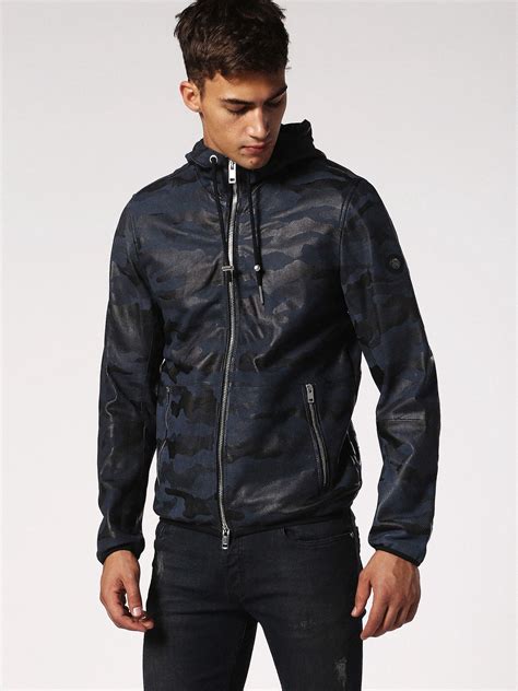 Diesel L Melver Leather Jackets Modesens Mens Outdoor Jackets