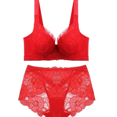 Usd 5873 Large Scale Non Sponge Ultra Thin Suit Bra With Big Red Bra Overweight Adjustment