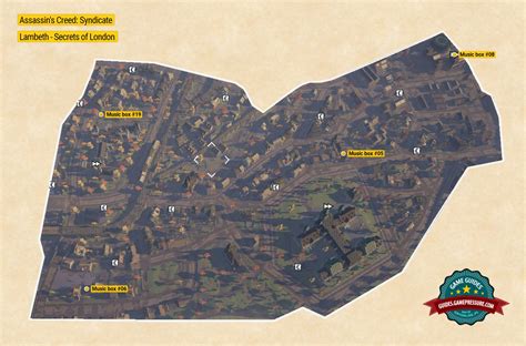 Assassins Creed Syndicate Secrets Of London Map Maps Database Source