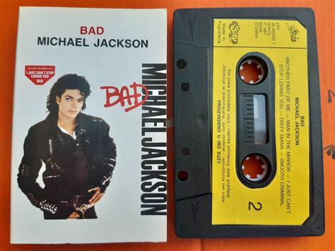 Michael Jackson Bad 1987 Original Cassette Tape Suzy Yugoslavia Michael