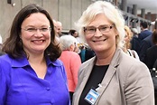 Christine Lambrecht zur Stellvertreterin von Andrea Nahles gewählt ...