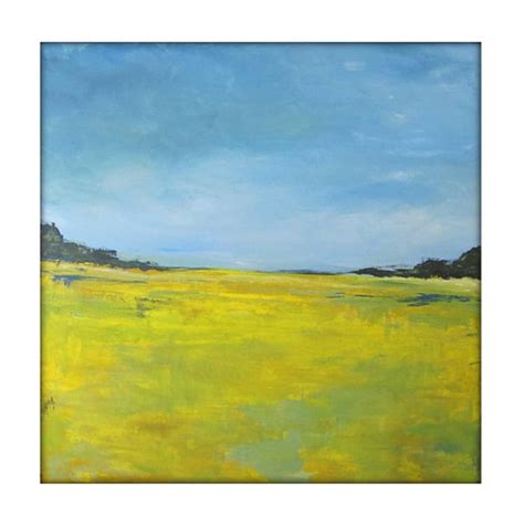 Original Abstract Landscape Painting By Paul Bailey Adder Field