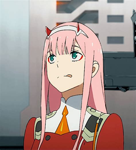 Zero Two Contemplating The Taste Of Strawberries Sweetpost R