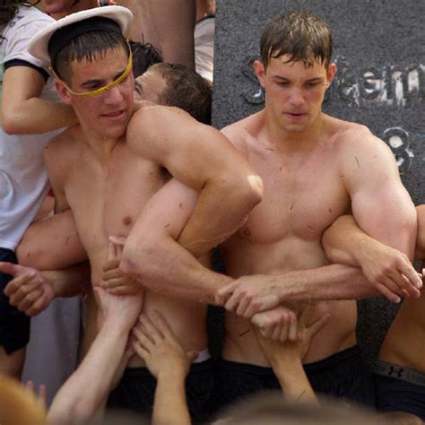 The Ultimate Collection Of Hot Shirtless Navy Guys Climbing A Monument Covered In Lard 15 Pics