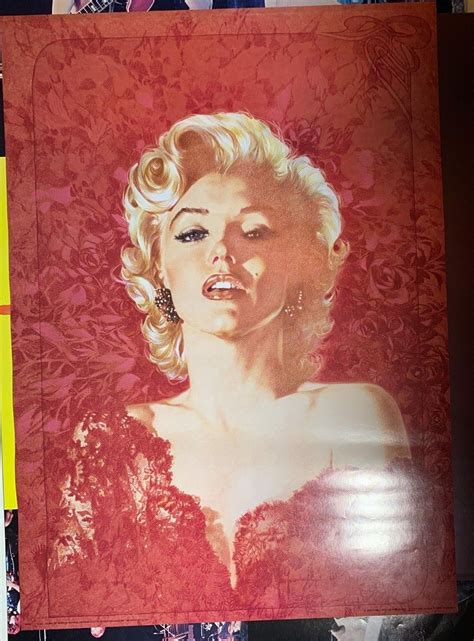 Marilyn Monroe 1987 Vintage Original Beautiful Poster By Roger Richman Ebay