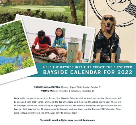 Bayside 2022 Calendar Live Bayside