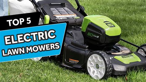 Top 5 Battery Powered Lawn Mowers Youtube