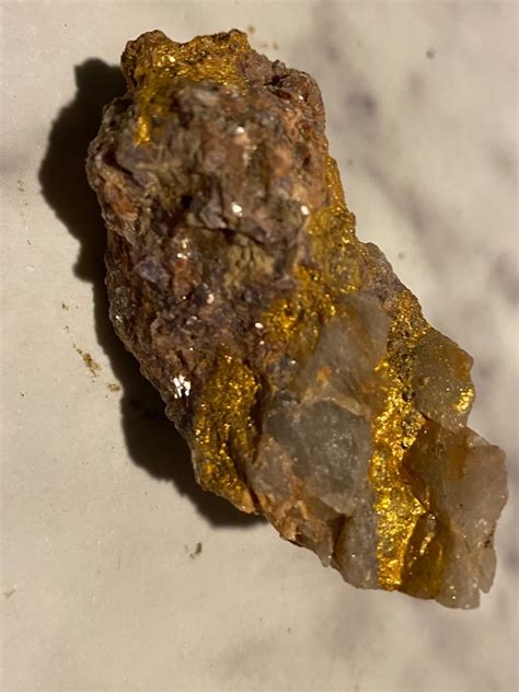 Gold Ore Mica Painted Lepidolite Rock Gem Specimen Etsy